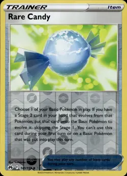 Pokemon TCG Reverse Holo Rare Candy -League & Championship Wow Card - Image 1