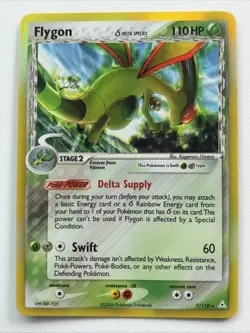Flygon Delta Species Reverse Holo Card 7/110 Holon Phantoms 2006 - Image 1