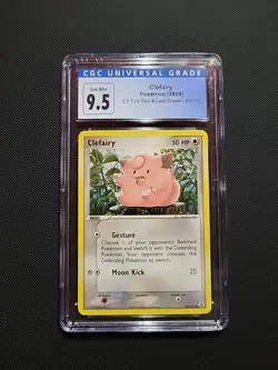 MINTY CGC BLUE LABEL 9.5 (10) Clefairy EX Fire & Leaf Green 59/112 Pokemon Card - Image 1
