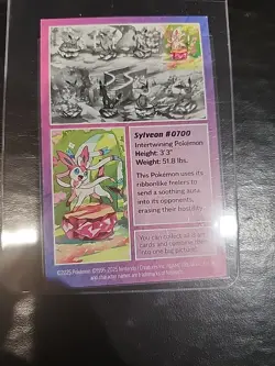 Sylveon 2025 Pokemon TCG 0700 Art Card - Image 2