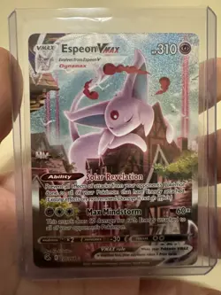 Espeon VMAX SWSH Fusion Strike Secret Rare Alt Art Pokemon Card 270/264 Ungraded - Image 1