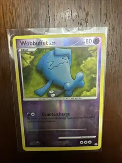Wobbuffet 41/130 Diamond and Pearl Reverse Holo Card MP Condition - Image 1