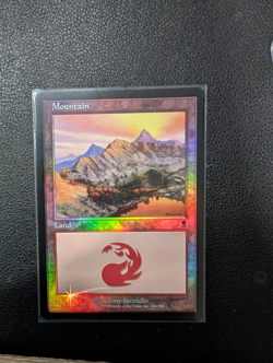 MTG Odyssey 2001, FOIL Mountain card #346 NM - Image 1