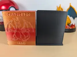 Charizard Pokemon TCG Card Storage Box Organizer 3d Printed Top Loader Friendly - Image 3