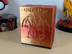 Charizard Pokemon TCG Card Storage Box Organizer 3d Printed Top Loader Friendly - Image 4