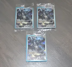 N’s Zekrom Ascended Heroes Black Star Promo 031 IR Lot (3 Cards) Sealed - Image 1