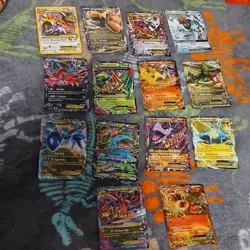 Pokemon TCG EX GX Mega Evolution Holo Card Lot - 15 Charizard, Dragonite, Rayqu… - Image 1