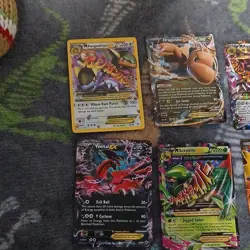 Pokemon TCG EX GX Mega Evolution Holo Card Lot - 15 Charizard, Dragonite, Rayqu… - Image 3