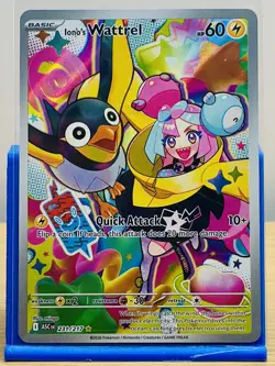 Ionos Wattrel 231/217 Ascended Heroes Illustration Rare Pokemon Card NM - Image 1