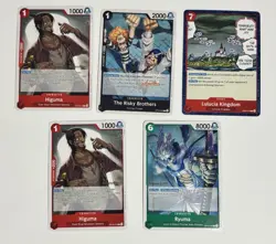 One Piece TCG OP15 (Adventure on Kami’s Island) Prerelease Event Card Lot - Image 1
