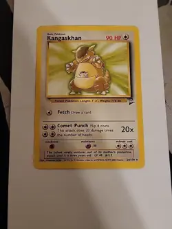 Pokemon Kangaskhan Base Set 26/130 Non-Holo Rare Card - Image 1