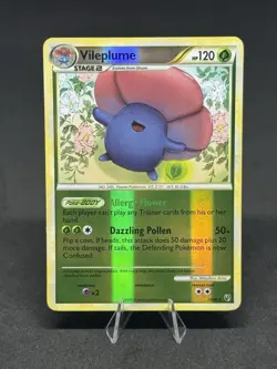 Pokemon Vileplume 24/90 Undaunted Reverse Holo Card - Image 1