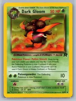 Dark Gloom Team Rocket #36/82 Uncommon Pokemon Card - Image 1