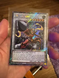 Drill Warrior (Platinum Secret Rare) 1st Ed RA03-EN232 LP-NM YuGiOh Card - Image 1