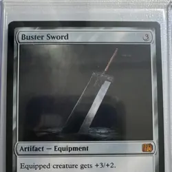 Magic: The Gathering Buster Sword Artifact Equipment Universes Beyond M0255 2025 - Image 3