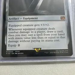 Magic: The Gathering Buster Sword Artifact Equipment Universes Beyond M0255 2025 - Image 4