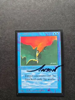 SIGNED MtG Magic Anson Maddocks _ Beta CE _ Artist Proof _ INVISIBILITY _ 1/50! - Image 2