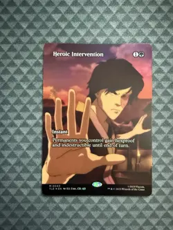 MTG Heroic Intervention #0043 Foil Bord. M Avatar: The Last Airbender: E-L (TLE) - Image 1