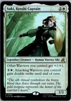 Suki, Kyoshi Captain R Avatar: The Last Airbender: Eternal-Legal 85 NM Foil Magi - Image 1