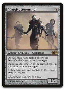 Adaptive Automaton #201 (NM) Magic 2012 (M12) M12 Magic MTG - Image 1