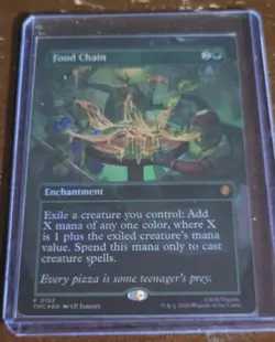 Magic The Gathering FOOD CHAIN FOIL - Image 1