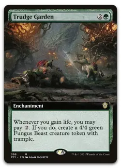 Trudge Garden (Extended Art) #396 (NM) Commander 2021 C21 Magic MTG - Image 1