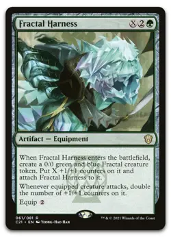 Fractal Harness #61 (NM) Commander 2021 C21 Magic MTG - Image 1