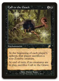 Call to the Grave #58 (NM) Scourge SCG Magic MTG - Image 1