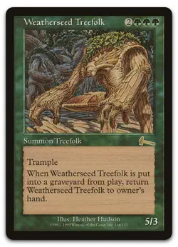 Weatherseed Treefolk #116 (NM) Urza's Legacy ULG Magic MTG - Image 1
