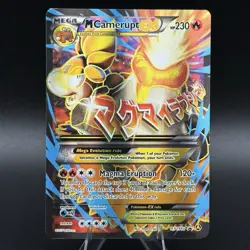 Pokemon M Camerupt EX XY198a XY Collection Alternate Art Full Art Holo Promo NM - Image 1
