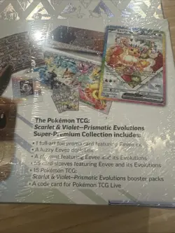 Pokemon Prismatic Evolutions Super Premium Collection Eevee Box SEALED IN HAND - Image 4