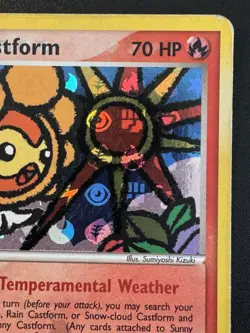 Sunny Castform 26/101 EX Hidden Legends Pokemon Card Reverse Holo Foil Rare HP - Image 4