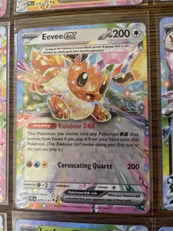 Pokemon TCG Eeveelutions EX Prismatic Evolutions - 9 CARD SET COMPLETE N/NM - Image 2