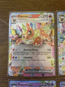 Pokemon TCG Eeveelutions EX Prismatic Evolutions - 9 CARD SET COMPLETE N/NM - Image 3