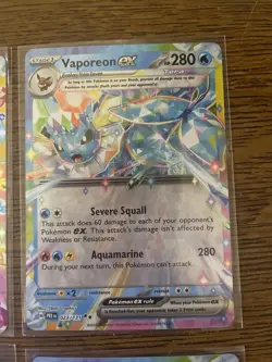 Pokemon TCG Eeveelutions EX Prismatic Evolutions - 9 CARD SET COMPLETE N/NM - Image 5