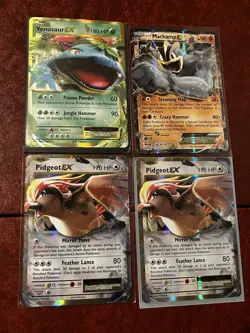 Pokemon TCG EX Lot Of 4 Venusaur 1/108 Machamp Pidegeot - Image 1