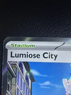 Pokemon Lumiose City 111/088 Full Art Holo Secret Rare Trainer Stadium English - Image 2