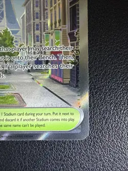 Pokemon Lumiose City 111/088 Full Art Holo Secret Rare Trainer Stadium English - Image 5