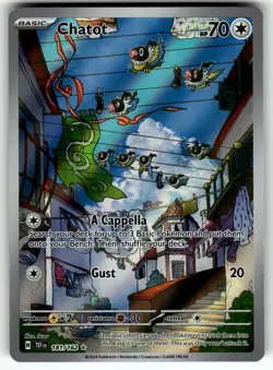 Chatot 181/162 SV05: Temporal Forces NM Pokemon Card TCG - Image 1