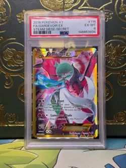 2016 POKEMON XY STEAM SIEGE SECRET #116 FULL ART GARDEVOIR EX PSA 6 - Image 1