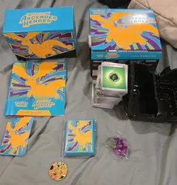 Pokemon TCG Ascended Heroes ETB OPENED - Bulk Cards And Box. No Packs - Image 1