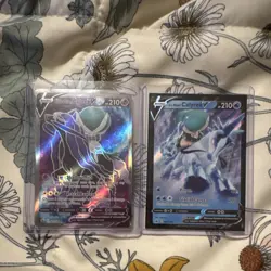 Pokemon Shadow Rider Calyrex V & Ice Rider Calyrex V 2 Card Lot Holo English - Image 1