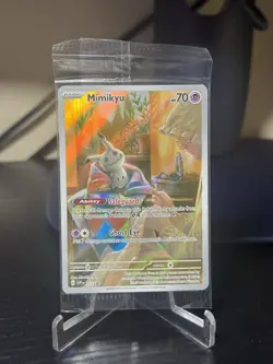 SEALED Pokemon TCG: Mimikyu SVP 075 Black Star Promo Holo English Sealed New - Image 1