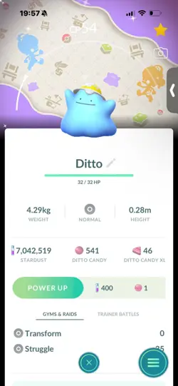 Pokemon Go Shiny Ditto Hat ( Background) - Image 1
