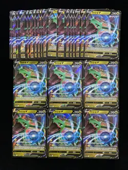 2024 Pokemon TCG S-CHN Sword Shield CS4bC 097/132 RR Rayquaza V Holo Lot*30 AM11 - Image 1