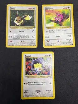 Pokemon TCG Togepi 51/111 Gen Jigglypuff Jungle 54/64 Eevee 55/82 Team Rocket - Image 1