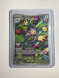 Pokemon TCG Ambipom 107/94 Phantasmal Flames Illustration Rare L3 - Image 1