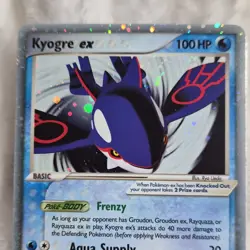 Pokemon Kyogre ex 037 EX Delta Species Promo 2006 Basic 100 HP Tsunami Holo - Image 2