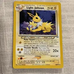 Pokemon Light Jolteon 48/105 Neo Destiny Regular - Image 3