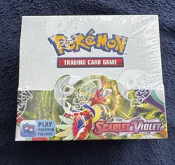 Pokemon TCG Scarlet & Violet Base Set Booster Box In Acrylic Case - Image 2